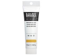 Liquitex 1045235 Professional Heavy Body Acrylic Paint 59 ml Tube, Iridescent Rich Gold