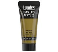 Liquitex Basics 8870445 Acrylic Paint - Bronze Yellow - 22 ml Tube Non-fading, Medium Viscosity, Silk Gloss, Mono-pigmented, Archival Quality