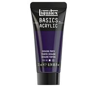 Liquitex Basics 8870460 Acrylic Paint - Dioxazine Purple - 22 ml Tube - Non-fading, Medium Viscosity, Silk Gloss, Mono-pigmented, Archival Quality