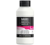 Liquitex Basics Acrylic Additive, Gloss Fluid Medium, 250 ml Tube