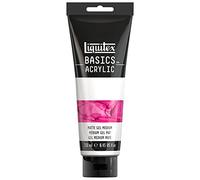 Liquitex Basics Acrylic Additive, Matte Gel Medium, 250ml Tube