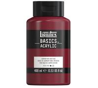 LIQUITEX Basics Acrylic Paint, Cadmium Red Deep Hue, 400 ml Bottle