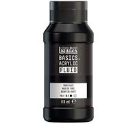 Liquitex Basics Acrylic Fluid Paint, 118 ml, Mars Black S1