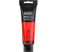 Liquitex Basics Acrylic Paint 4oz-Fluorescent Red