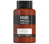 LIQUITEX Basics Acrylic Paint, Burnt Sienna, 400 ml Bottle