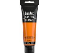 LIQUITEX Basics Acrylic Paint, Cadmium Orange Hue, 118 ml Tube
