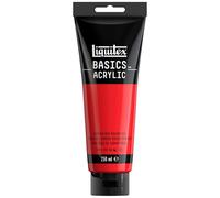 LIQUITEX Basics Acrylic Paint, Cadmium Red Medium Hue, 250 ml Tube