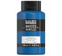 LIQUITEX Basics Acrylic Paint, Cerulean Blue Hue, 400 ml Bottle