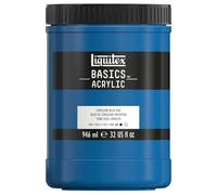 LIQUITEX Basics Acrylic Paint, Cerulean Blue Hue, 946 ml Pot