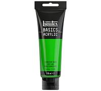 LIQUITEX Basics Acrylic Paint, Fluorescent Green, 118 ml Tube