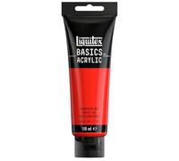 LIQUITEX Basics Acrylic Paint, Fluorescent Red, 118 ml (Pack of 1)