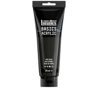 LIQUITEX Basics Acrylic Paint, Ivory Black, 250 ml Tube