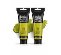 Liquitex Basics Acrylic Paint - Light Olive Green - 118ml x2