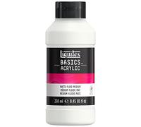 Liquitex 1041005 Basics Acrylic Paint Liquid Matte Medium for Acrylic Paints, Gives Colours a Matte Surface and Reduces Shine, Makes Acrylic Paint More Transparent, Liquid - 250 ml Bottle