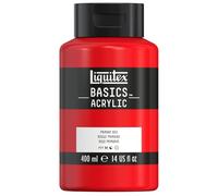 LIQUITEX Basics Acrylic Paint, Primary Red, 400 ml Bottle