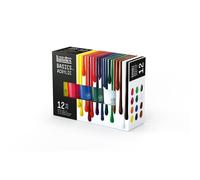 Liquitex 3699400 Basics Acrylic Paint, Mono-pigmented Artist Pigments, Lightfast, Medium Viscosity, Archival Quality, Silky Gloss Finish, 6 Colours, 22 ml Tubes, Fluorescent (Pack of 6)