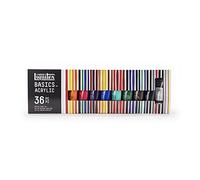 Liquitex Basics Acrylic Paint, Set of 36 Colours, 36 x 22ml