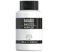 LIQUITEX Basics Acrylic Paint, Titanium White, 400 ml Bottle (8870337)