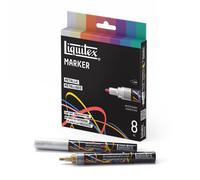 Liquitex Metallics Artists Marker 8 x 2mm Set