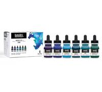 Liquitex Pro Acrylic Aqua Artists Ink 6 x 30ml Set