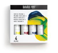 Liquitex Pro Heavy Body Acrylic Mixing Set Artists Paint 4 x 59ml