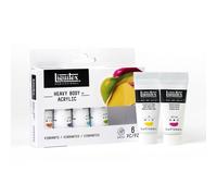 Liquitex Pro Heavy Body Acrylic Vibrant Colour Artists Paint 6 x 22ml Set