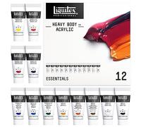 Liquitex Professional Acrylic Heavy Body Set of 12 x 22 ml Essential Colours