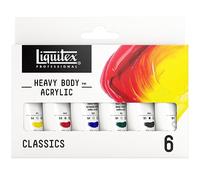 Liquitex Professional Acrylic Heavy Body Set of 6 x 22 ml Classic Colours