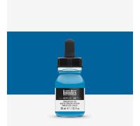Liquitex 4260470 liquid Professional Acrylic Paints - Ink, Indian ink, 30 ml, highly pigmented airbrush paint, oil blue shade