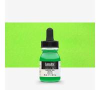 LIQUITEX 4260985 Liquid Professional Acrylic Paints - Ink, 30 ml, Highly Pigmented Airbrush Paint, Fluo Green