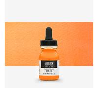 Liquitex 4260982 Liquid Professional Acrylic Paints - Ink, 30 ml, Highly Pigmented Airbrush Paint, Fluo Orange