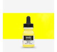 LIQUITEX 4260981 Liquid Professional Acrylic Paints - Ink, 30 ml, Highly Pigmented Airbrush Paint, Fluo Yellow