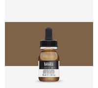 Liquitex 4260229 liquid Professional Acrylic Paints - Ink, Indian ink, 30 ml, highly pigmented airbrush paint, Iridescent Saddle Bronze