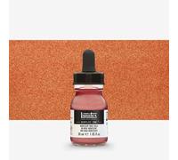 Liquitex 4260227 Liquid Professional Acrylic Paints - Ink, 30 ml, Highly Pigmented Airbrush Paint, Iridescent Pink Gold