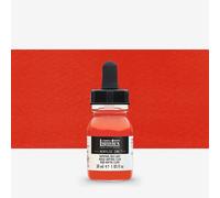 LIQUITEX 4260294 Liquid Professional Acrylic Paints - Ink, 30 ml, Highly Pigmented Airbrush Paint, Naphthol Red Light