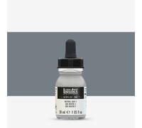 Liquitex 4260599 liquid professional acrylic paints - ink, 30 ml, highly pigmented airbrush paint, neutral grey number 5