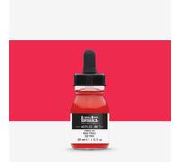 Liquitex 4260321 liquid professional acrylic paints - ink, 30 ml, highly pigmented airbrush paint, pyrrol red