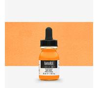 LIQUITEX 4260298 Liquid Professional Acrylic Paints - Ink, 30 ml, Highly Pigmented Airbrush Paint, Yellow Orange