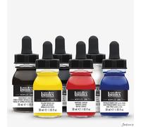 Liquitex Professional Acrylic Ink, Set of 6 x 30 ml Essential Colours