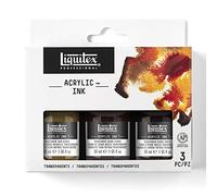 Liquitex Professional Acrylic Ink, Set of 3 x 30 Transparent Colours