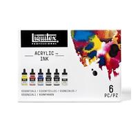 Liquitex Professional Acrylic Ink, Set of 6 x 30 ml Essential Colours