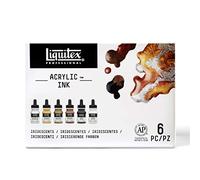 Liquitex Professional Acrylic Ink, Set of 6 x 30 ml Iridescent Colours