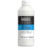 Liquitex Professional Acrylic Medium for Arcylic and Oil Paint, Transparent Gesso Surface Prep, 473 ml, White