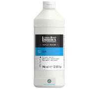 Liquitex Professional Acrylic Medium for Acrylic and Oil Paint, White Gesso Surface Prep, 946 ml