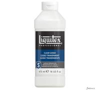 Liquitex Professional Acrylic Medium for Arcylic and Oil Paint, Transparent Gesso Surface Prep, 473 ml, White