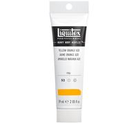Liquitex Professional Heavy Body Acrylic Paint 59 ml Tube, Yellow Orange AZO