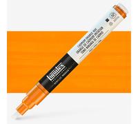Liquitex : Professional : Marker : 2-4mm Chisel Nib : Cadmium Orange Hue
