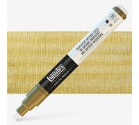 Liquitex 4620237 2 - 4 mm Fine Nib Paint Marker - Iridescent Antique Gold