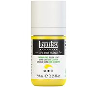 Liquitex Professional Soft Body Acrylic 2-oz Bottle, Cadmium-Free Yellow Light, 59 ml (Pack of 1)