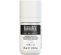 Liquitex Professional Soft Body Acrylic 2-oz Bottle, Transparent Mixing White, 59 ml (Pack of 1)